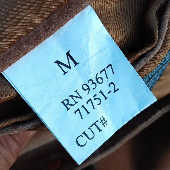 J. FERRAR MEN'S GENUINE RAW SUEDE LEATHER BLAZER/COAT - Picture 17 of 17